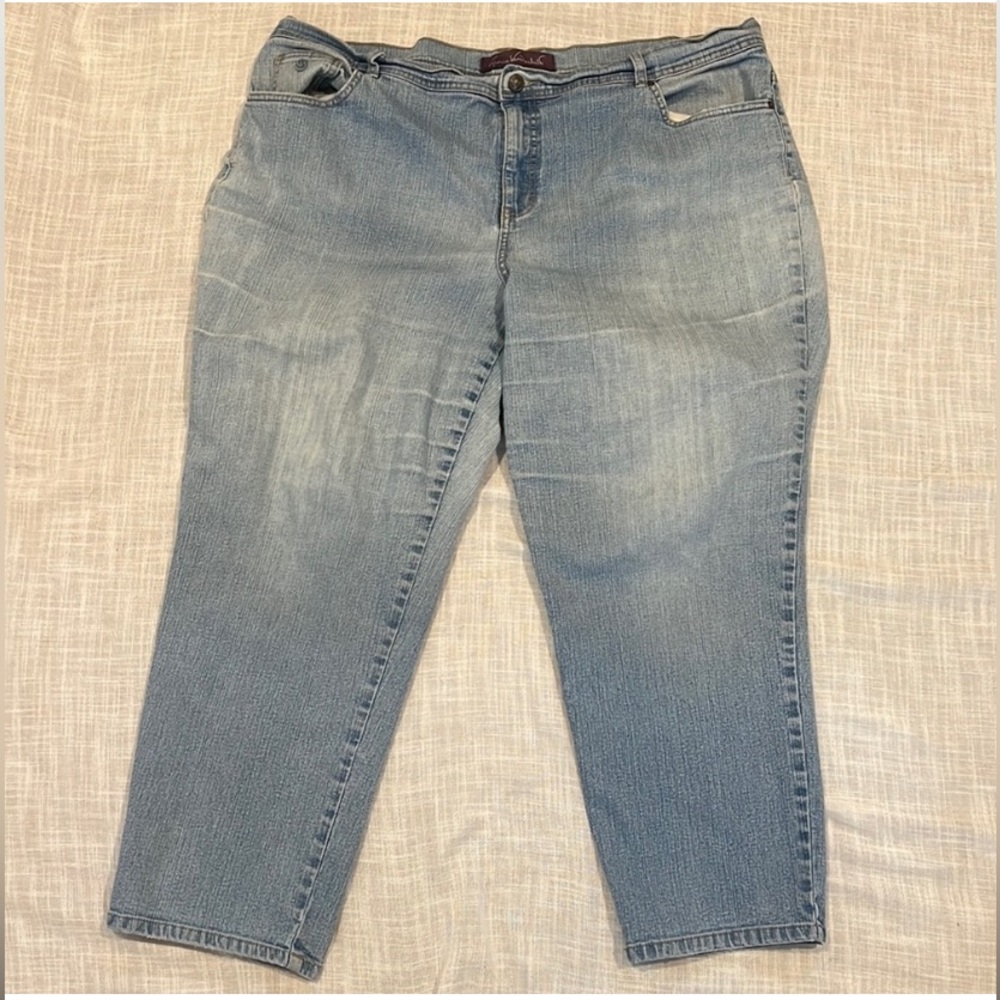 Gloria Vanderbilt Blue Denim Jeans - 22W